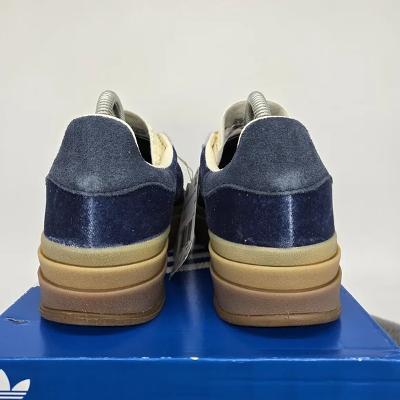 adidas Gazelle Bold Preloved Ink Velvet Women's Shoes Size 9 New - Picture 4 of 8